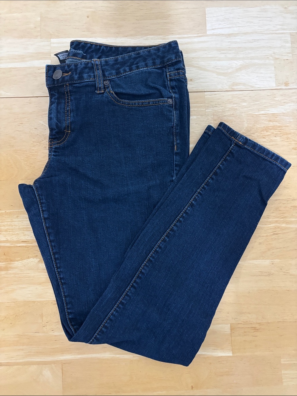 Dark Wash Denim Skinny Jeans